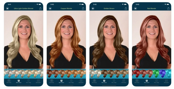 Aplicativo para mudar su cabello