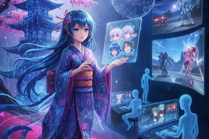 Anipops revela estúdio e plataforma para animes com inteligência artificial