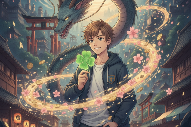 Anime Fuun Kara: Isekai sobre homem reencarnado sortudo ganha novo trailer