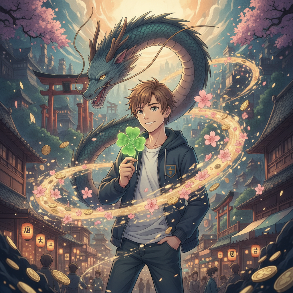 Anime Fuun Kara: Isekai sobre homem reencarnado sortudo ganha novo trailer