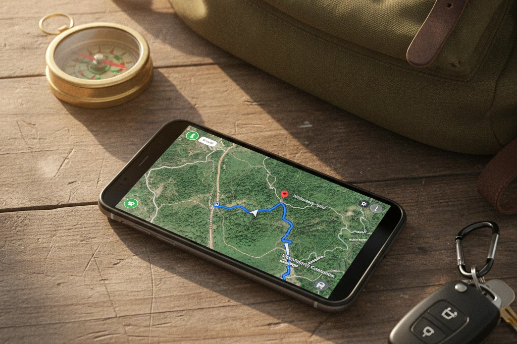 Aplicativos Grátis de Mapa Offline para Viagens em Áreas Rurais