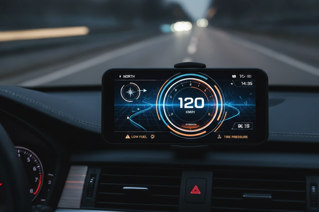 Aplicativos com HUD Digital e Alerta de Limite de Velocidade