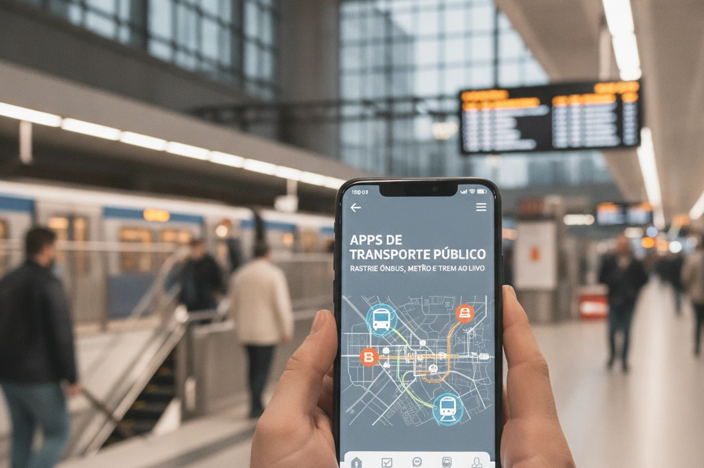Apps de Transporte Público: Rastreie Ônibus, Metrô e Trem ao Vivo