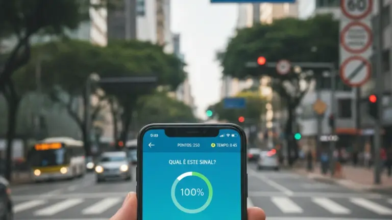Apps Grátis de Simulado de Trânsito com Sinais e Placas