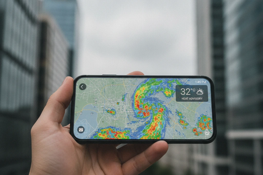 Apps de Meteorologia com Previsão de Temperatura e Umidade por Cidade
