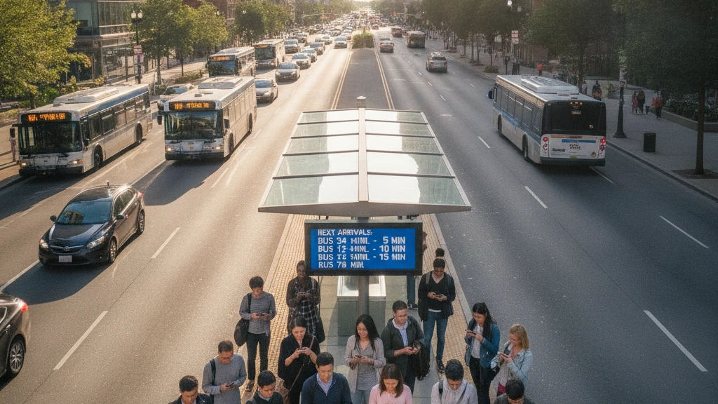Chegue Sempre na Hora Certa no Ponto de Ônibus