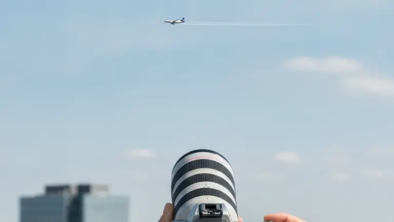 Descubra Qual Avião Está Passando no Céu com a Câmera