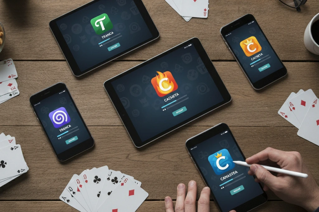 Download de Aplicativos de Cartas Multiplayer: Tranca, Cacheta e Canastra